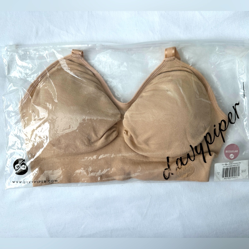 KINDRED BRAVELY Nellie Sublime® Wireless Bra | Beige - Regular (B-D) / M